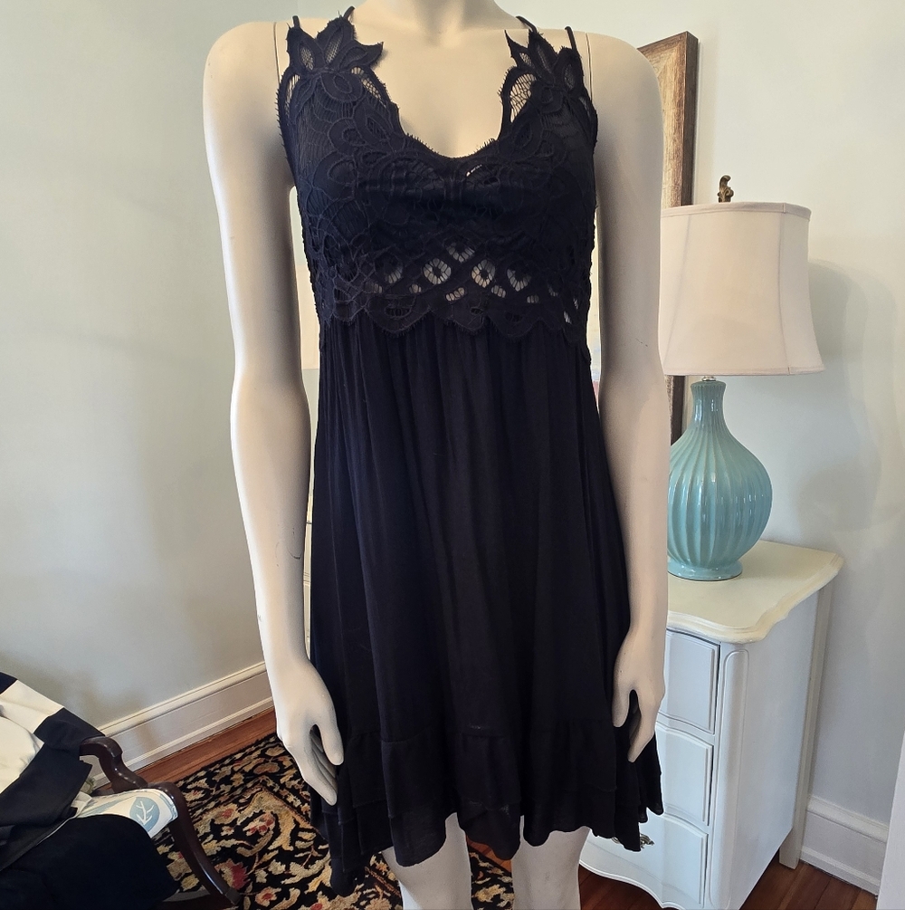 Rue21 Black Strappy Dress Size Large